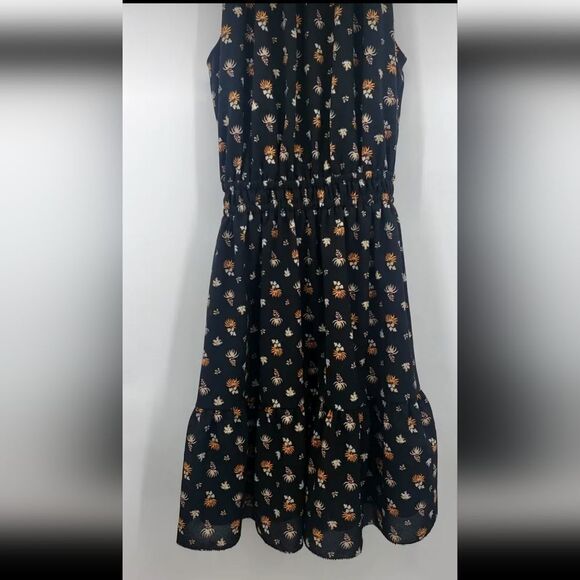 Wilfred Halter Style Black Floral Mini Dress XS - Picture 14 of 14